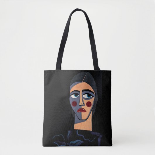 "Vrouw (102)" Tote Bag (Voorkant)