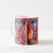 "Vrouw (104)" Koffiemok (Voorkant links)