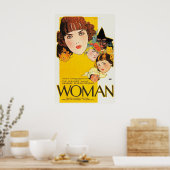  vrouw 1918 Hollywood film Poster (Keuken)