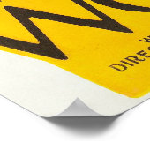  vrouw 1918 Hollywood film Poster (Hoek)