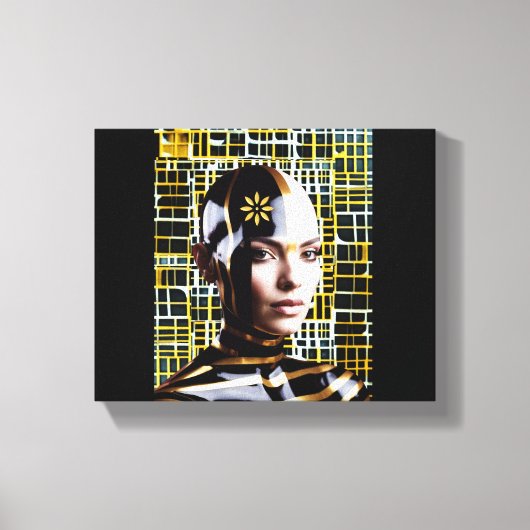 Vrouw 1 canvas afdruk (Voorkant)