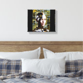 Vrouw 1 canvas afdruk (Insitu (Slaapkamer))