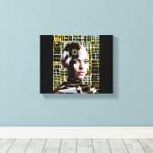 Vrouw 1 canvas afdruk (Insitu (Houten vloer))