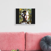 Vrouw 1 canvas afdruk (Insitu (Woonkamer))