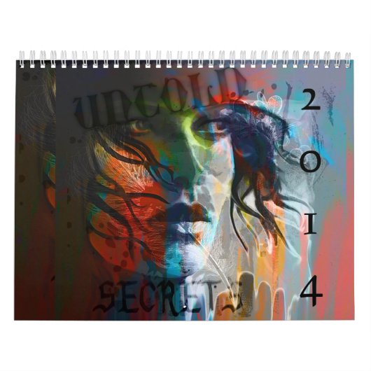 vrouw 2014 gemengde media kalender (Hoes)
