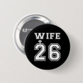 Vrouw 2026 Man Bijpassend Verlovingsfeest Ronde Button 5,7 Cm (Voorkant /achterkant)