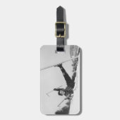 Vrouw 2 bagagelabel (Voorkant verticaal)