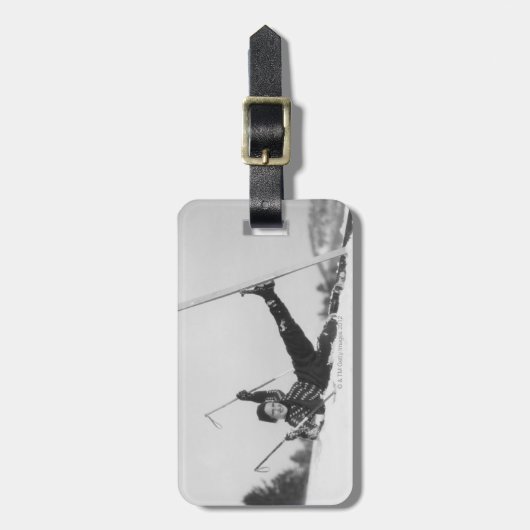 Vrouw 2 bagagelabel (Voorkant verticaal)