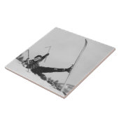 Vrouw 2 tegeltje (Zijkant)