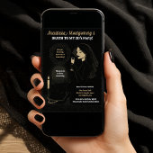 Vrouw 30ste verjaardag Gothic Glam Dood aan mijn 2 Kaart