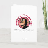 Vrouw 30ste verjaardag kaart (Achterkant)