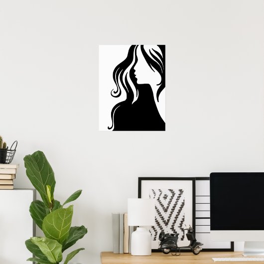 vrouw-311607 vrouw portret meisje vrouw mooi poster (Thuiskantoor)