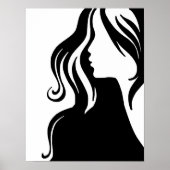 vrouw-311607 vrouw portret meisje vrouw mooi poster (Voorkant)