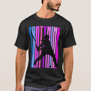 Vrouw 49e verjaardag veldhockeyspeler sport T-shir T-shirt