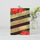 Vrouw 50ste verjaardag kaart (Staand voorkant)