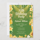 Vrouw 50ste verjaardag Summer Backyard Dance Party Kaart (Voorkant)