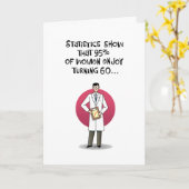 Vrouw 60e Kaart (Gele Bloem)