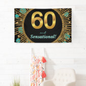 Vrouw 60e verjaardag banner (Insitu)