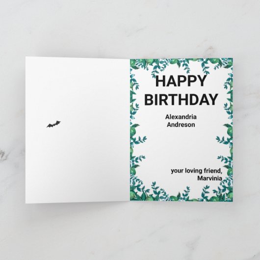 Vrouw 60e verjaardag  🧙♀️ Grappige Heks Alsjeblie Kaart (Binnen)