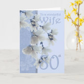 Vrouw 80 Verjaardag - Verjaardag Kaart Vrouw (Gele Bloem)