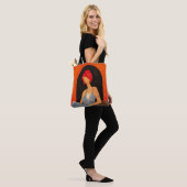 "Vrouw (87)" Tote Bag (Op model)