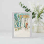 Vrouw aan de huid - Skidloperskan Briefkaart (Staand voorkant)