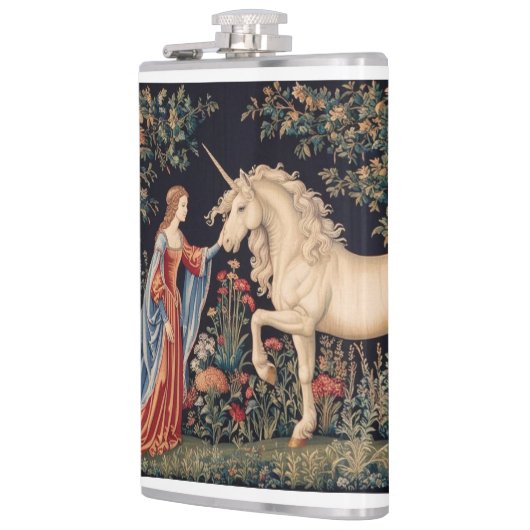 Vrouw aan de Licorne Heupfles (Links)