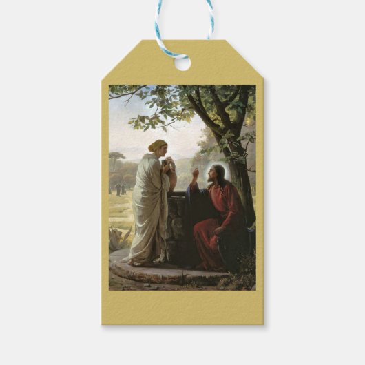 Vrouw aan de Nou, Cadeaulabel (Voorkant)