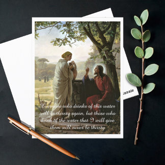 Vrouw aan de Nou, Religieuze Briefkaart