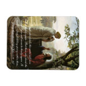 Vrouw aan de Nou, Religieuze Magneet (Horizontaal)