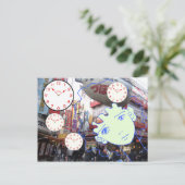 vrouw aan de voorzijde van MANGA-strips Briefkaart (Staand voorkant)