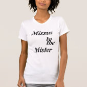 Vrouw-aan-echtgenoot T-shirt (Voorkant)