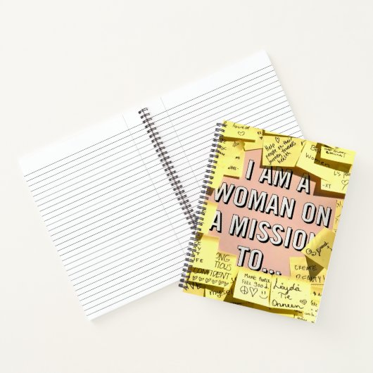 Vrouw aan een missie, Motivatie Notitieboek (Binnen)