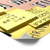 Vrouw aan een missie, Motivatie Poster (Hoek)