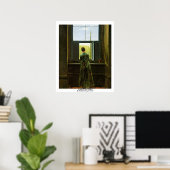 Vrouw aan het raam van Friedrich Caspar David Poster (Thuiskantoor)