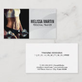 Vrouw aan het werk visitekaartje (Voorkant / Achterkant)