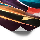 Vrouw aan kleedtafel Moderne Abstracte schoonheids Poster (Hoek)