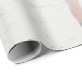 Vrouw aan land nabij strand cadeaupapier (Rol Hoek)