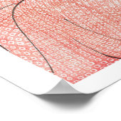 Vrouw aan Makeup, Goyō Hashiguchi Poster (Hoek)