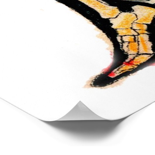 "Vrouw aantrekking" Poster (Hoek)