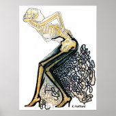 "Vrouw aantrekking" Poster (Voorkant)