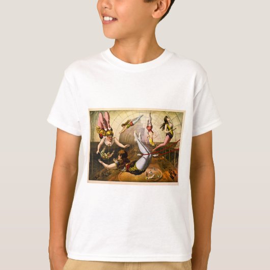 Vrouw Acrobat 1890 T-shirt (Voorkant)