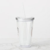 Vrouw Acryl Drinkbeker (Links)