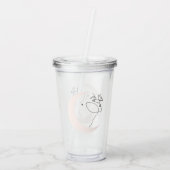 Vrouw Acryl Drinkbeker (Achterkant)