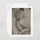 Vrouw Actrice Briefkaart (Voorkant / Achterkant)