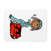 Vrouw Ademhalingstherapeut of EMT Magneet (Horizontaal)