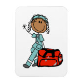 Vrouw Ademhalingstherapeut of EMT Magneet (Verticaal)