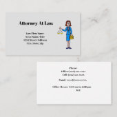 Vrouw Advocaat Visitekaartje (Voorkant / Achterkant)