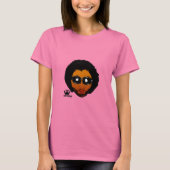 Vrouw afbeelding BIG HEAD T-shirt (Voorkant)