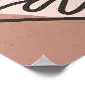 Vrouw Afbeelding één lijntekening Abstracte tekena Poster (Hoek)